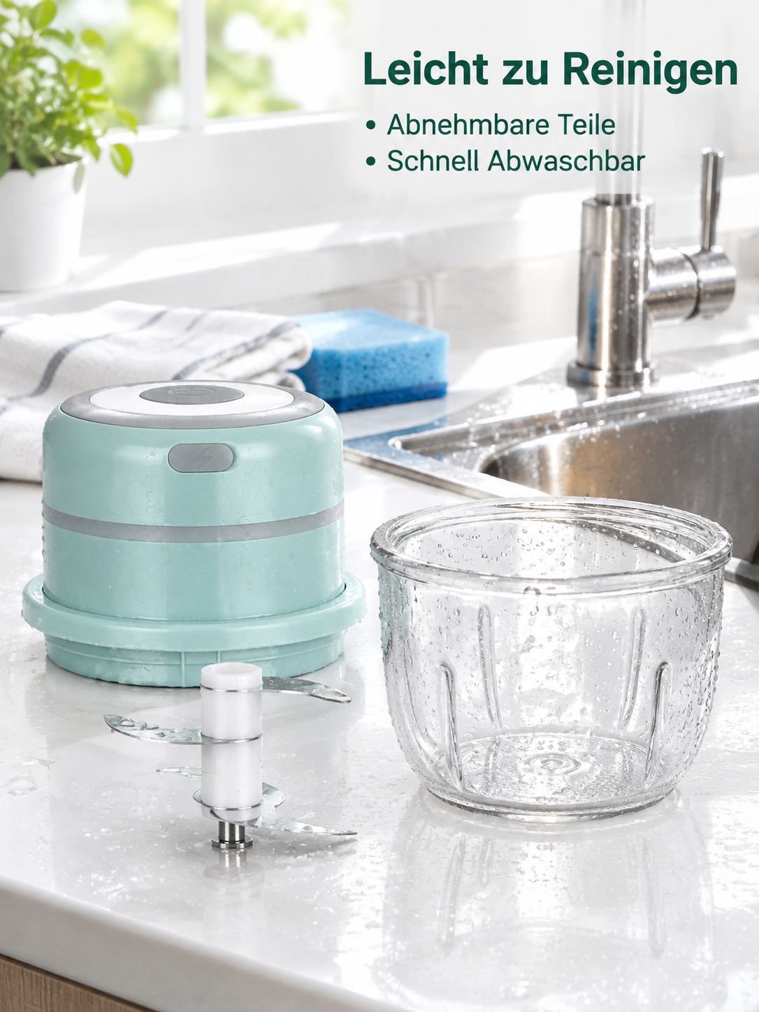 Kabelloser elektrischer Knoblauchzerkleinerer – Automatischer Küchenhelfer