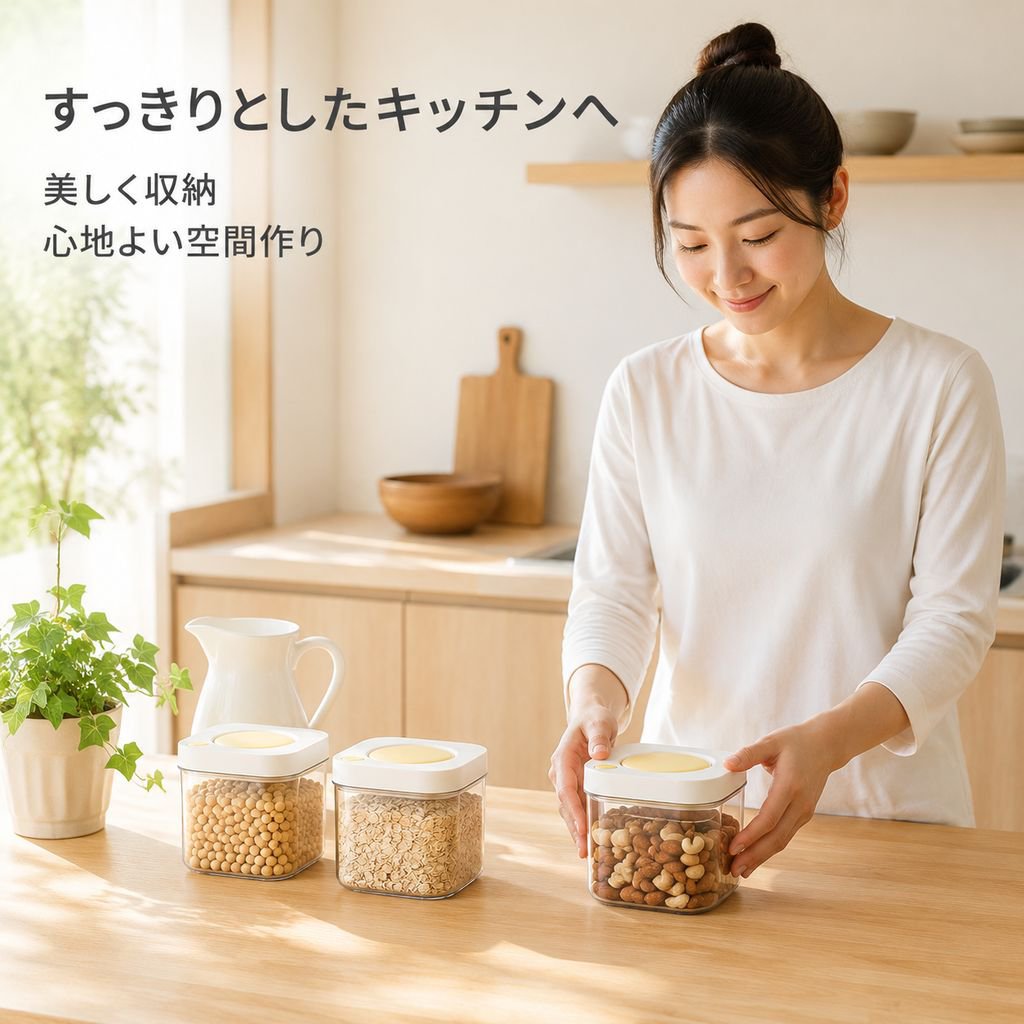 食品グレードの真空密封保存容器