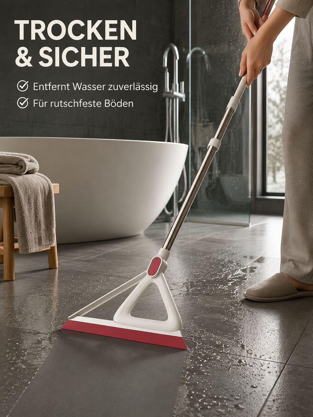 Dreieckiger magischer Bodenwischer