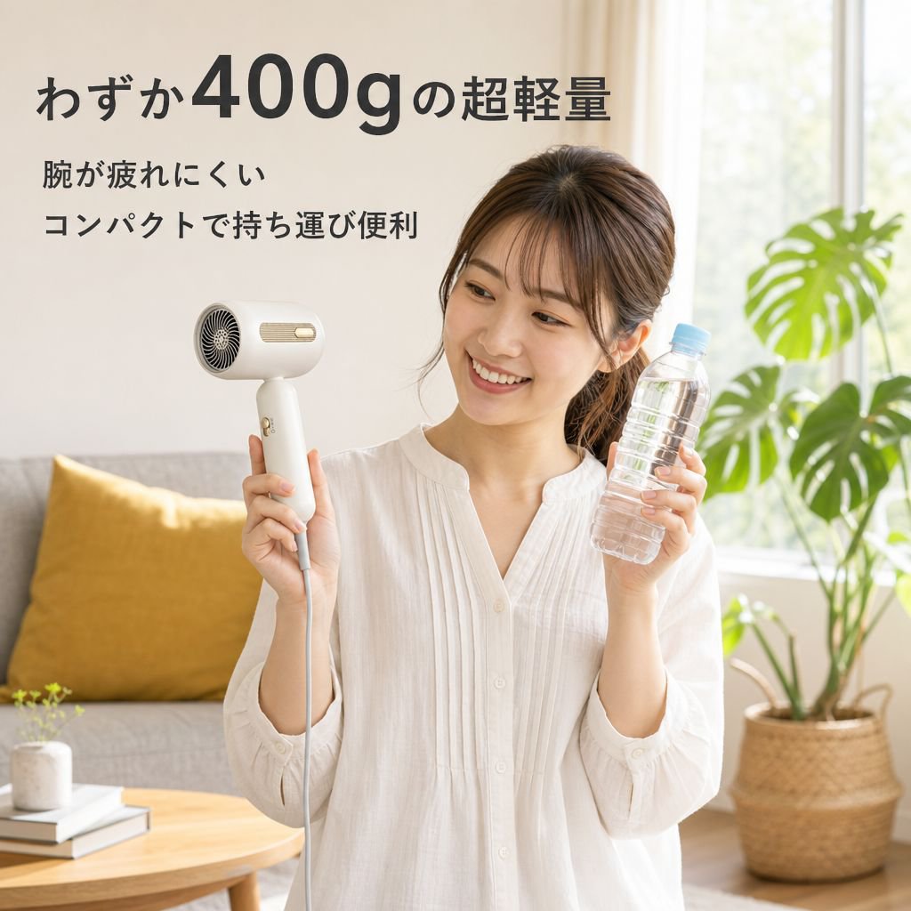 静音大風量ヘアドライヤー