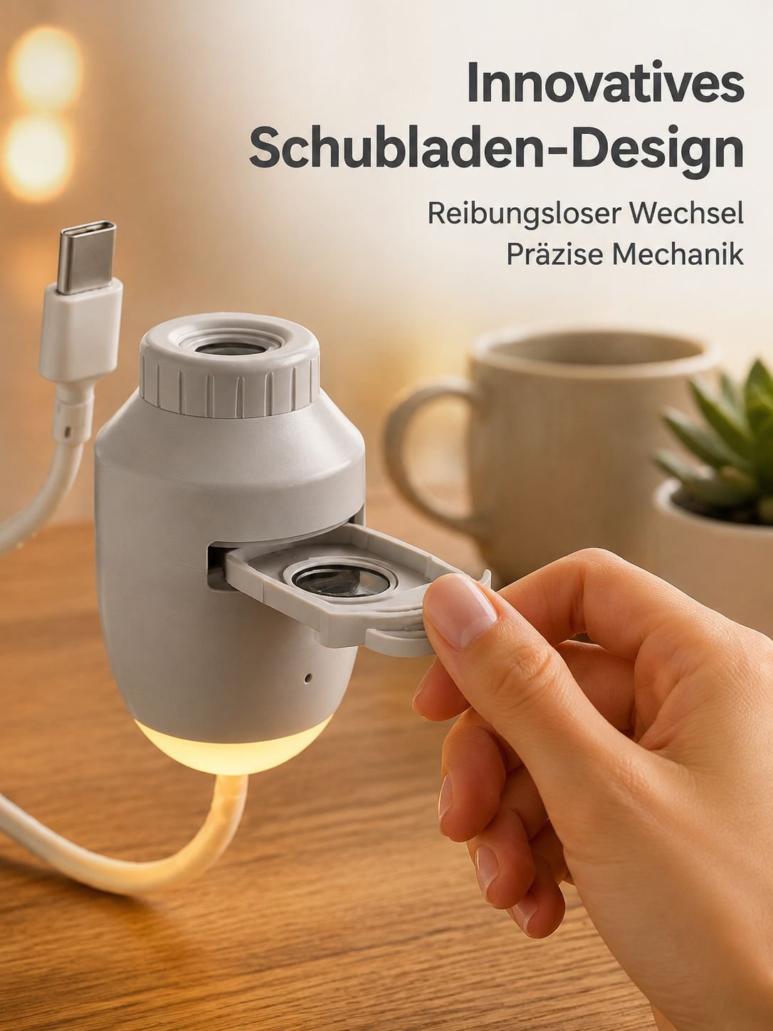 LED-Projektorleuchte für Kinderzimmer und Schlafzimmer