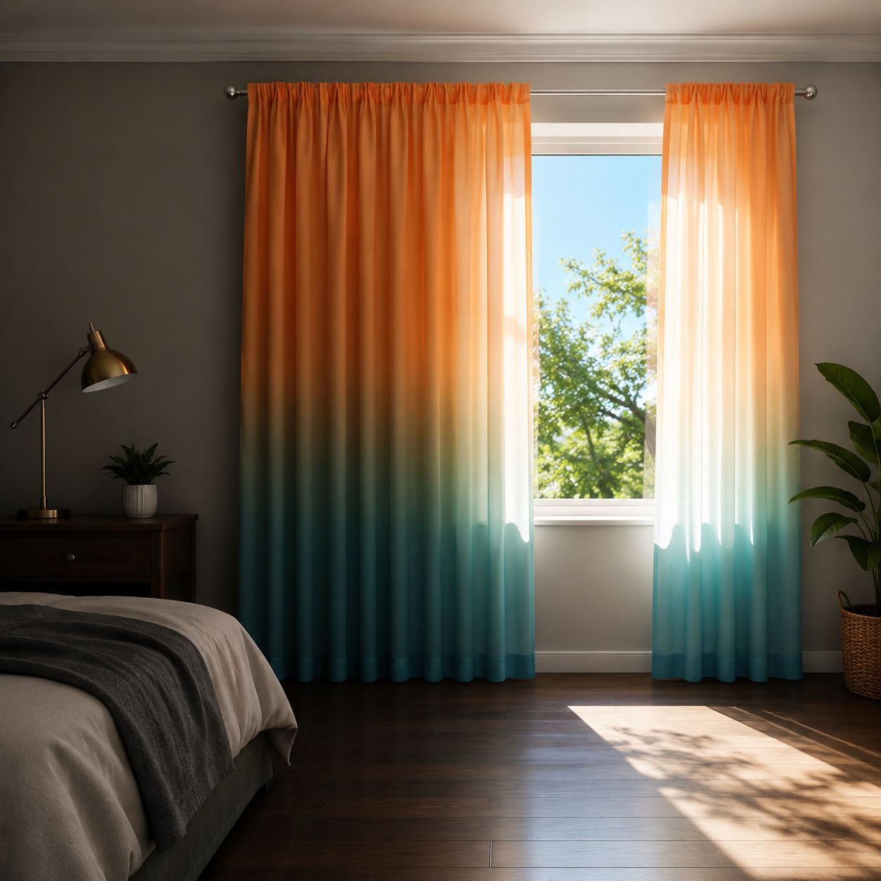 Hochwertige Verdunkelungsvorhänge, geeignet für Schlafzimmer und Wohnzimmer
