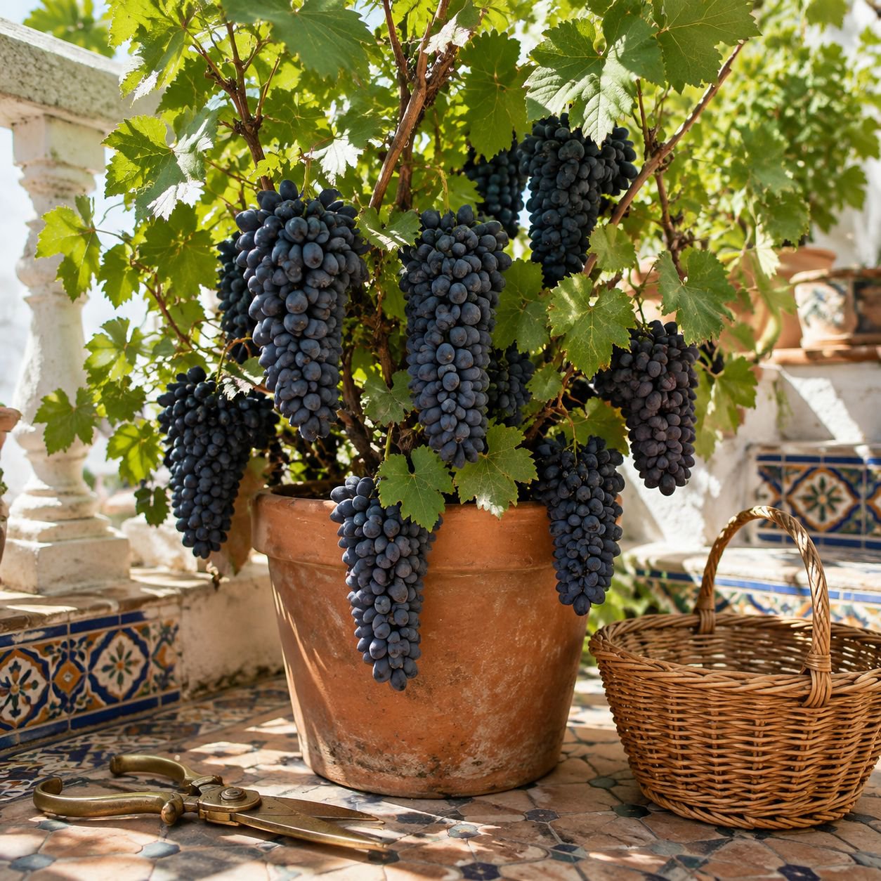 Plantones de zafiro de uva «Sunshine»