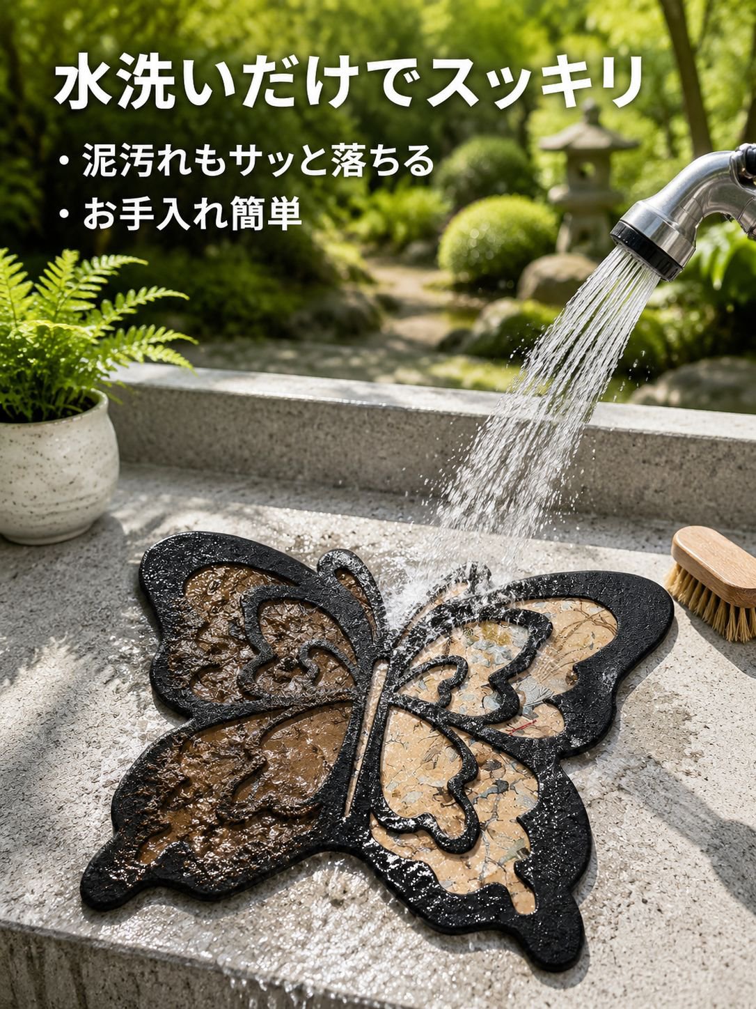 バタフライ滑り止めフットパッド