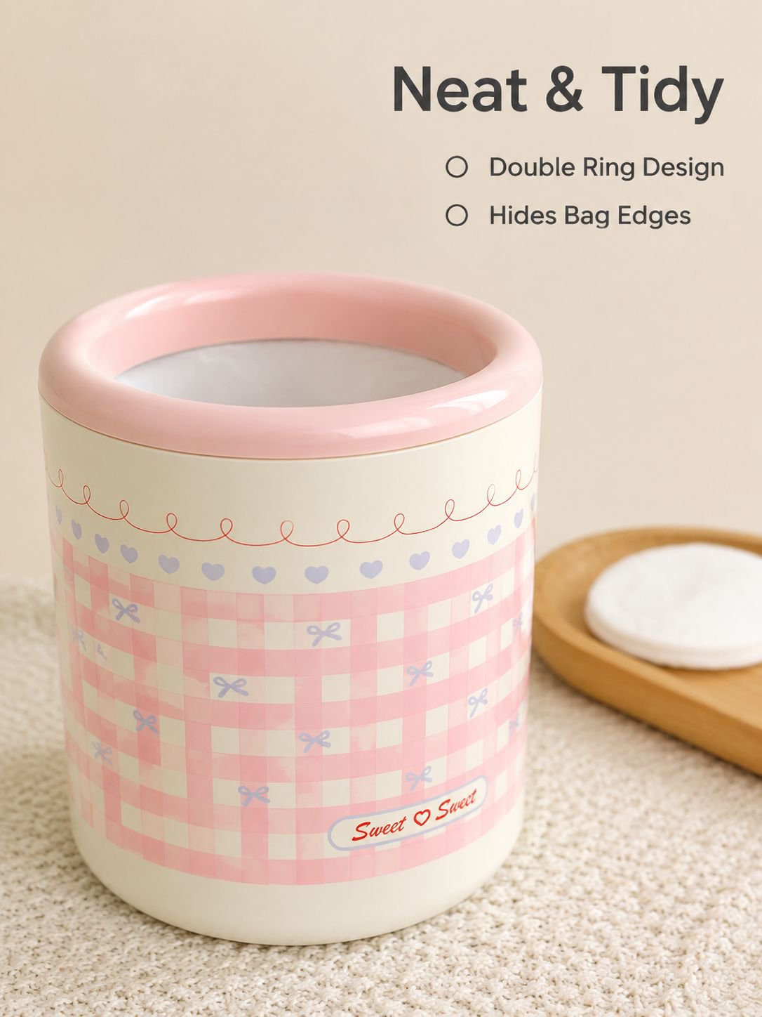Office high-end appearance plastic bucket