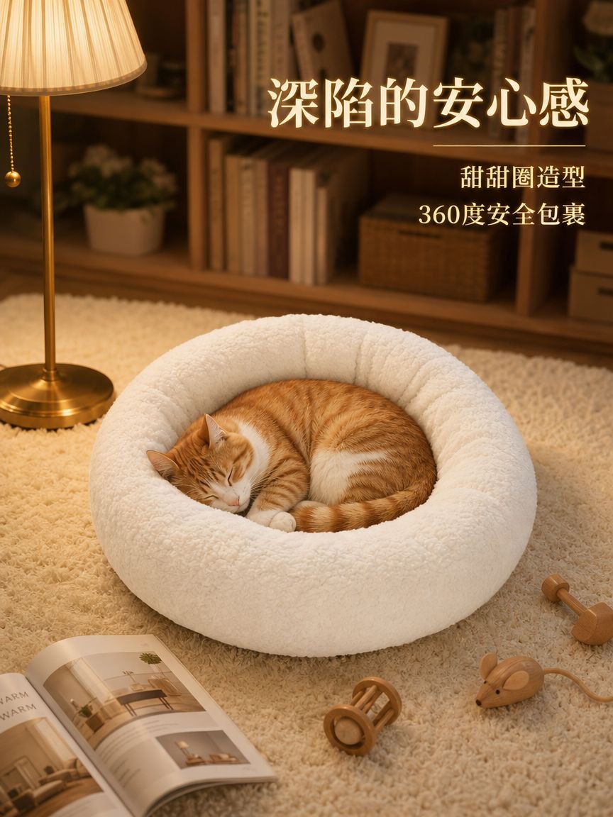 寵物圓窩貓狗沙發床
