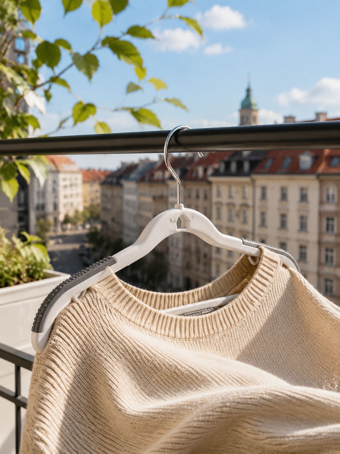 Kleiderbügel zum Trocknen ohne Abdrücke für Balkon und Schlafsaal
