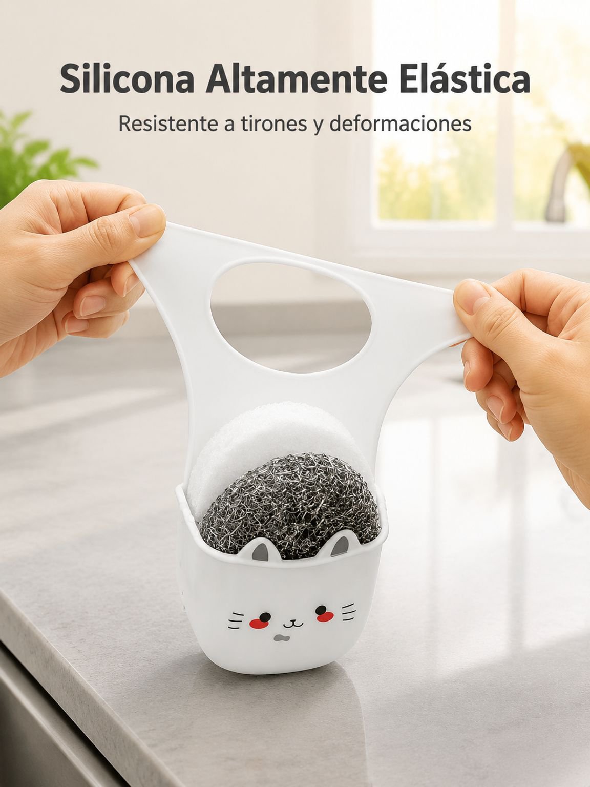 Organizador doble para fregadero