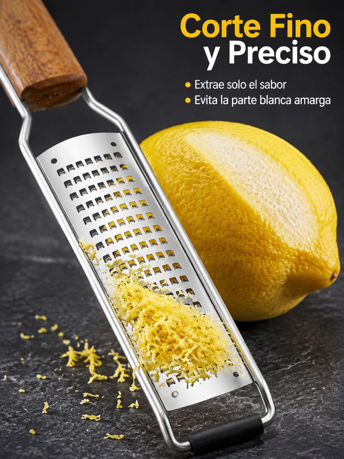 Rallador de cítricos para naranja y limón