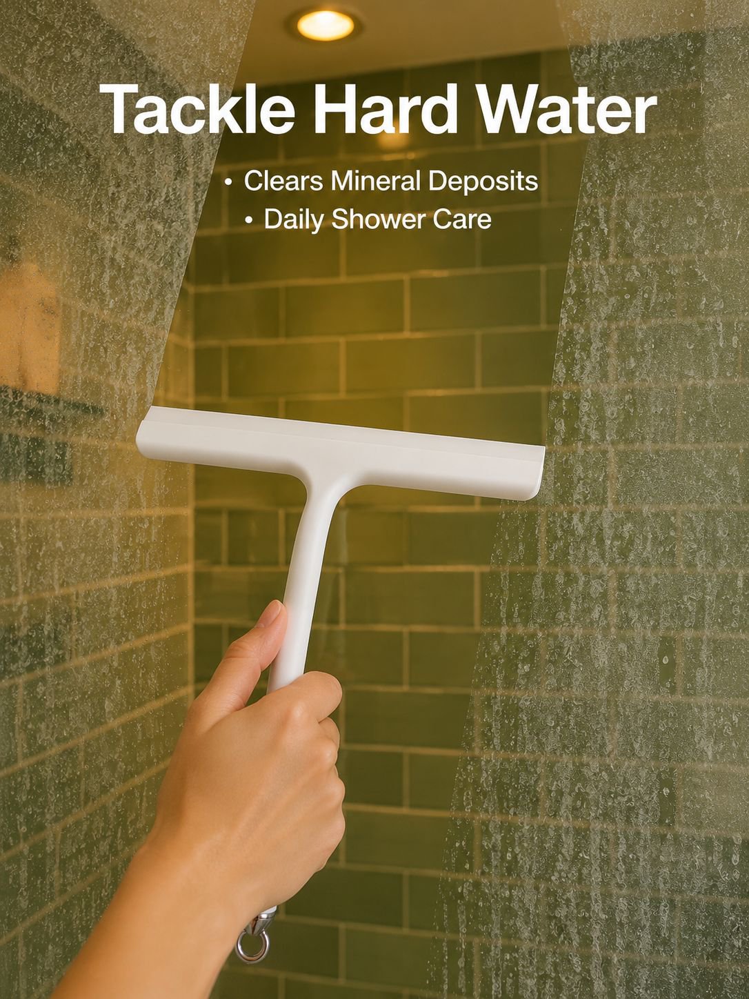 Household Water Squeegee Tool Plastic Glass Scraper