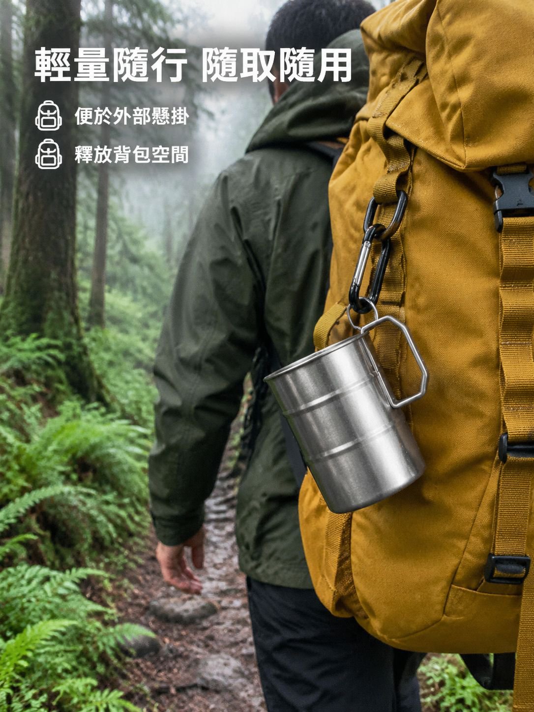 不銹鋼戶外露營水杯