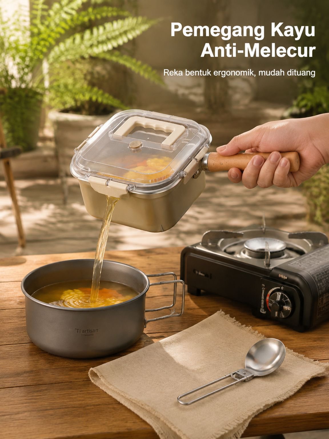 Square Outdoor Cooking Pot