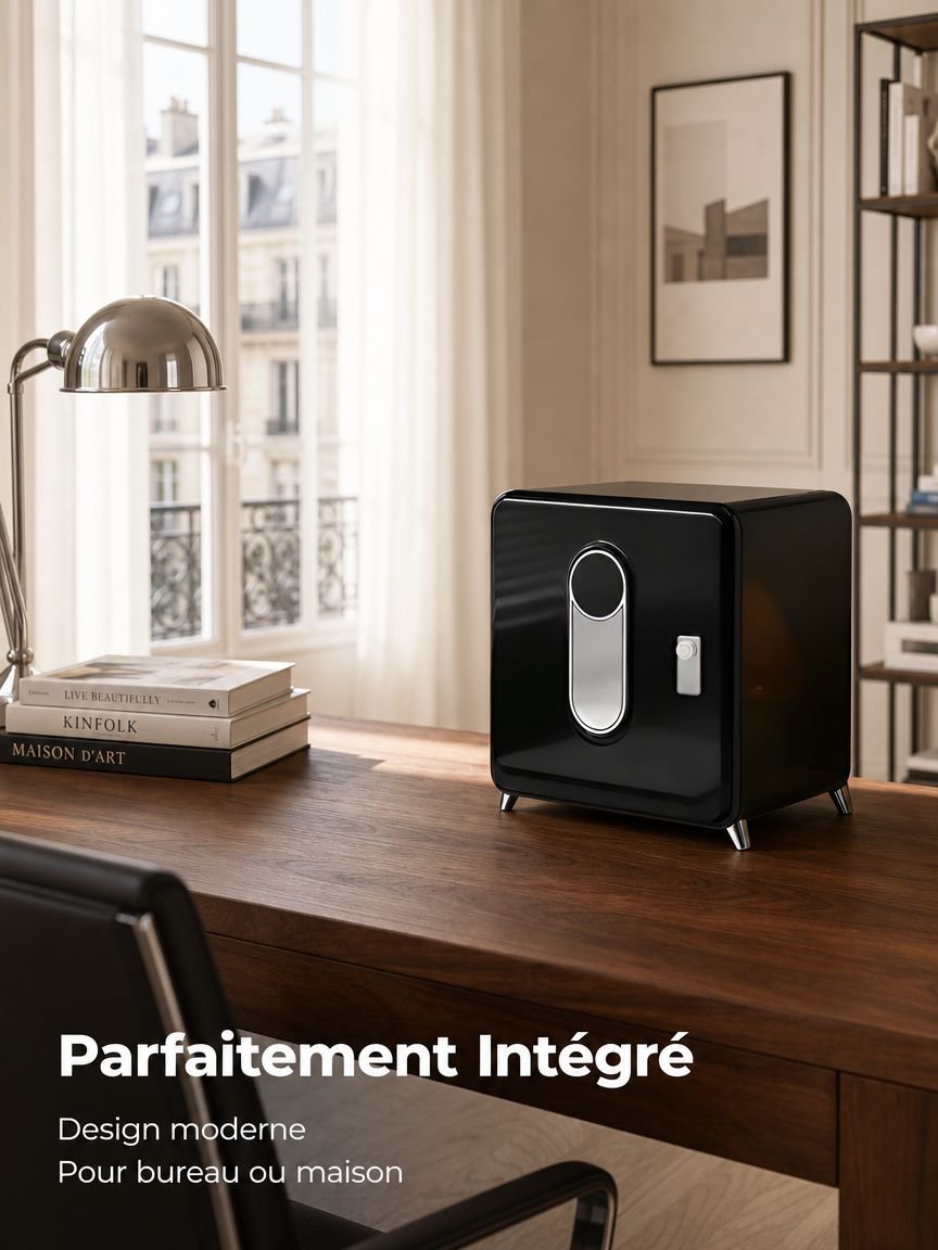 Boîte de rangement secrète à grande capacité avec verrou