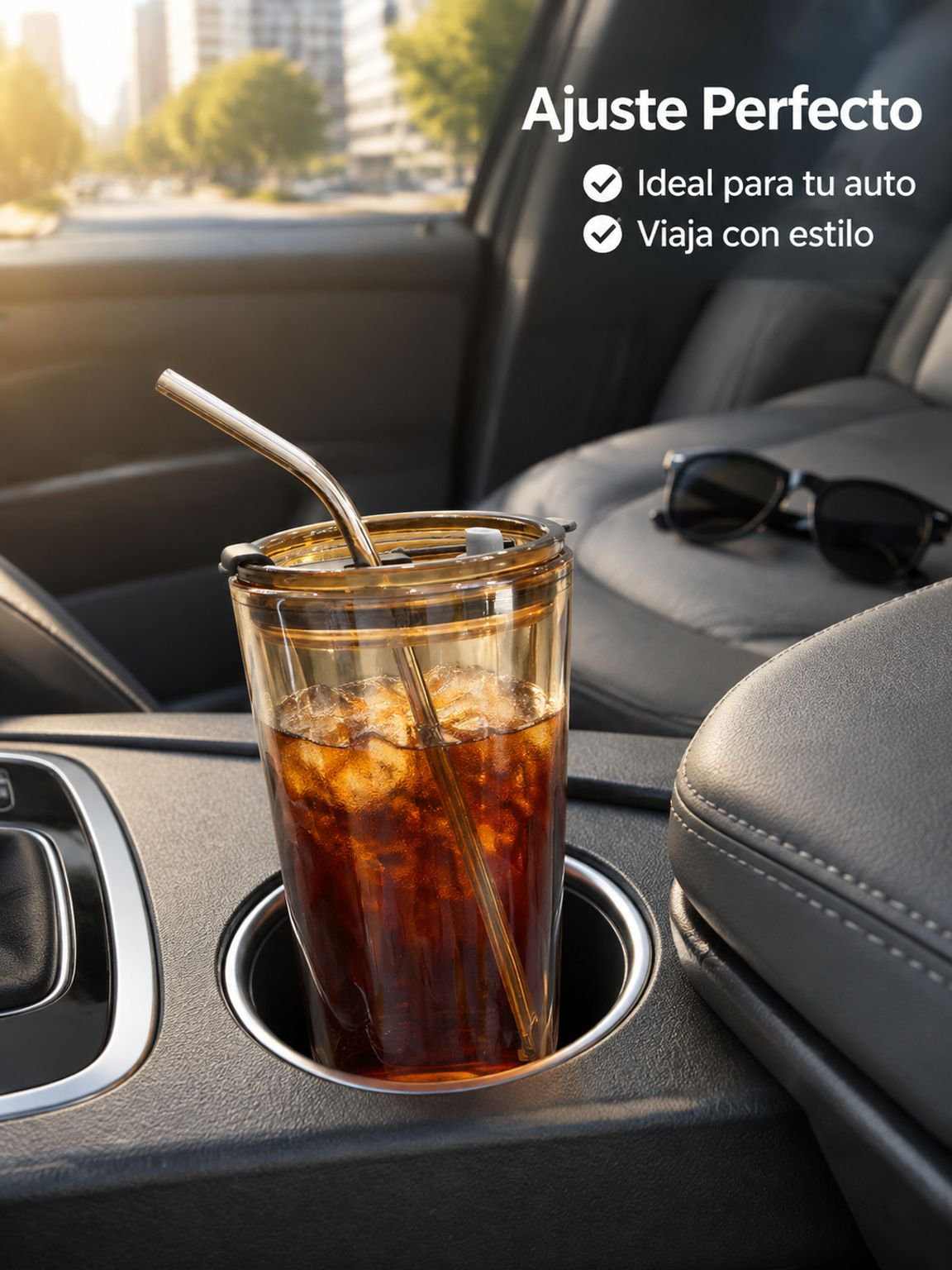 Vaso moderno para té, agua y zumos