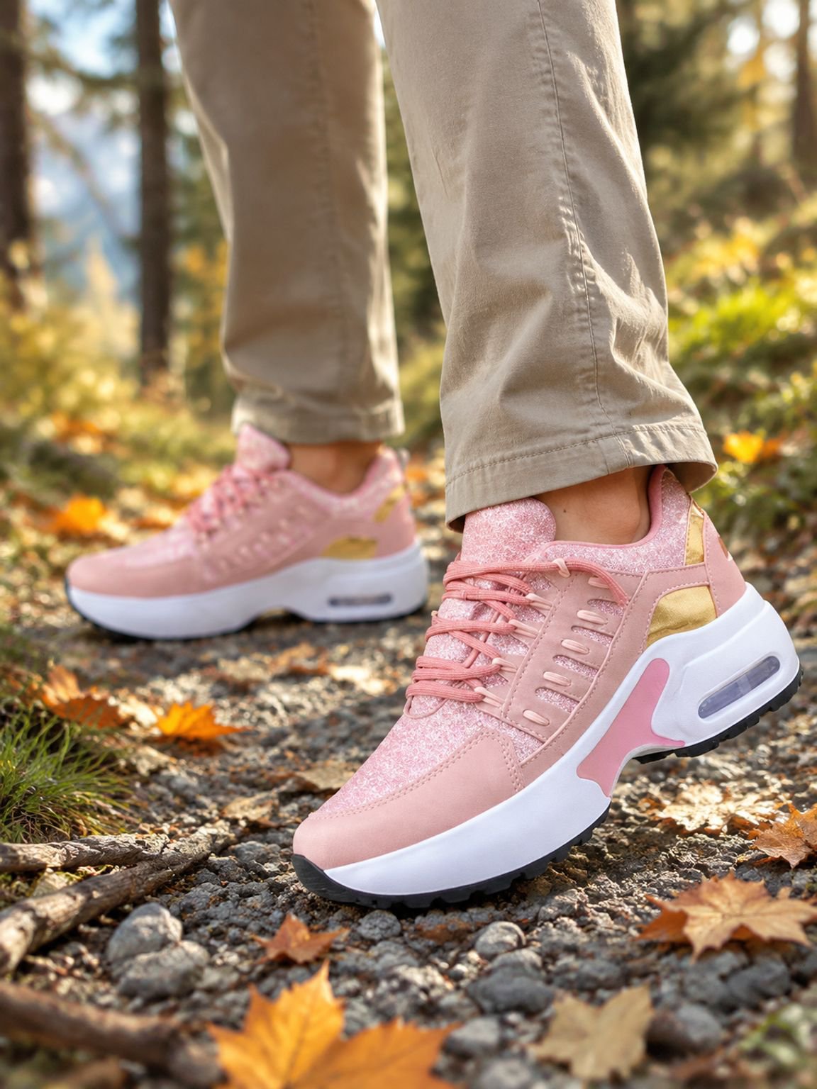 Atmungsaktive Damen-Freizeitschuhe aus Mesh