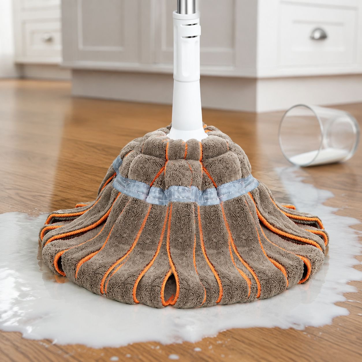 Hands-Free Water Absorbing Mop Cloth for Home