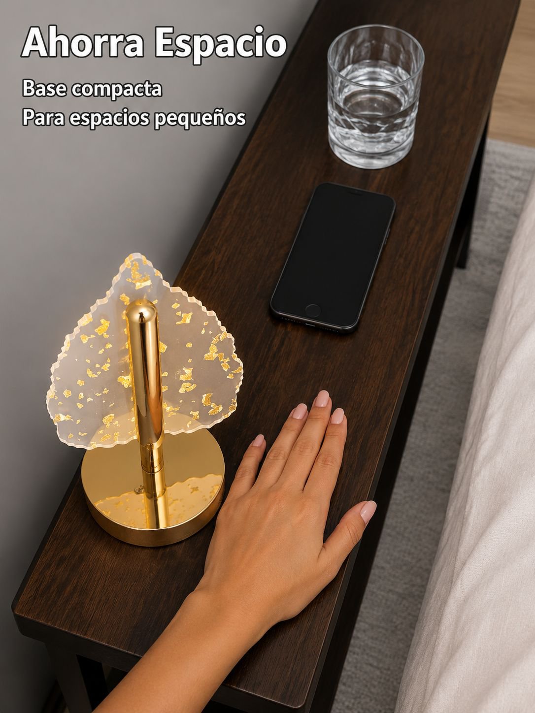 Lámpara de ambiente con diseño de mariposa nórdica para cabecera de cama