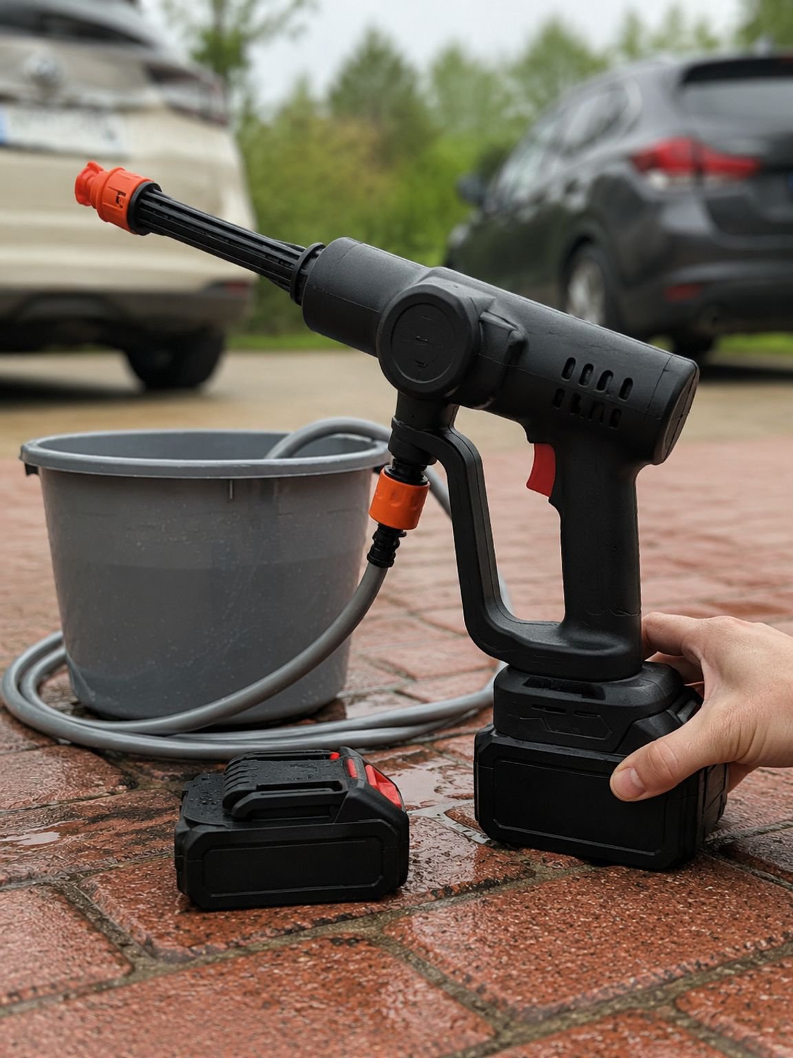Brushless electric water gun with charging accessories