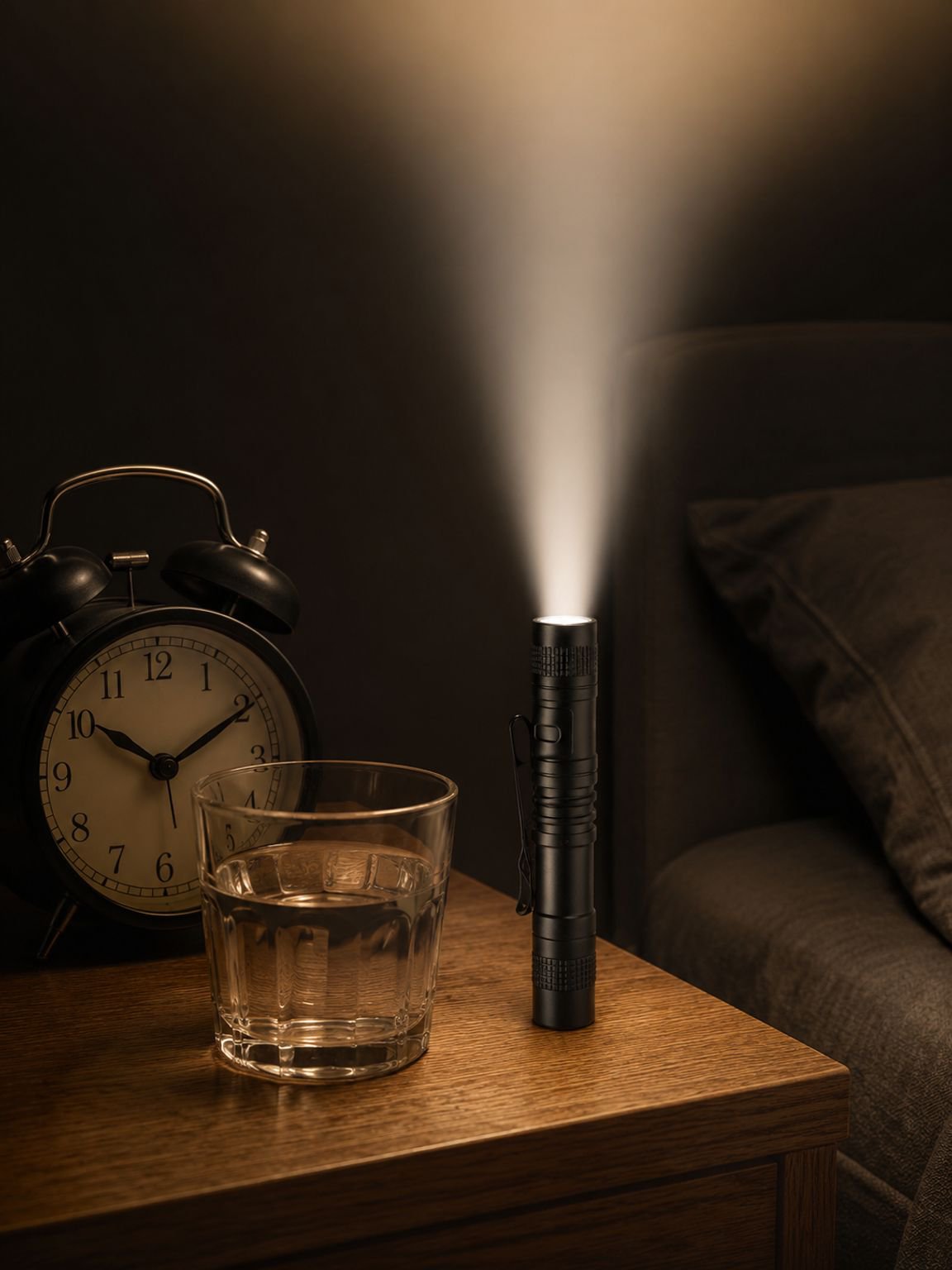 Tactical flashlight with ergonomic grip and reliable performance