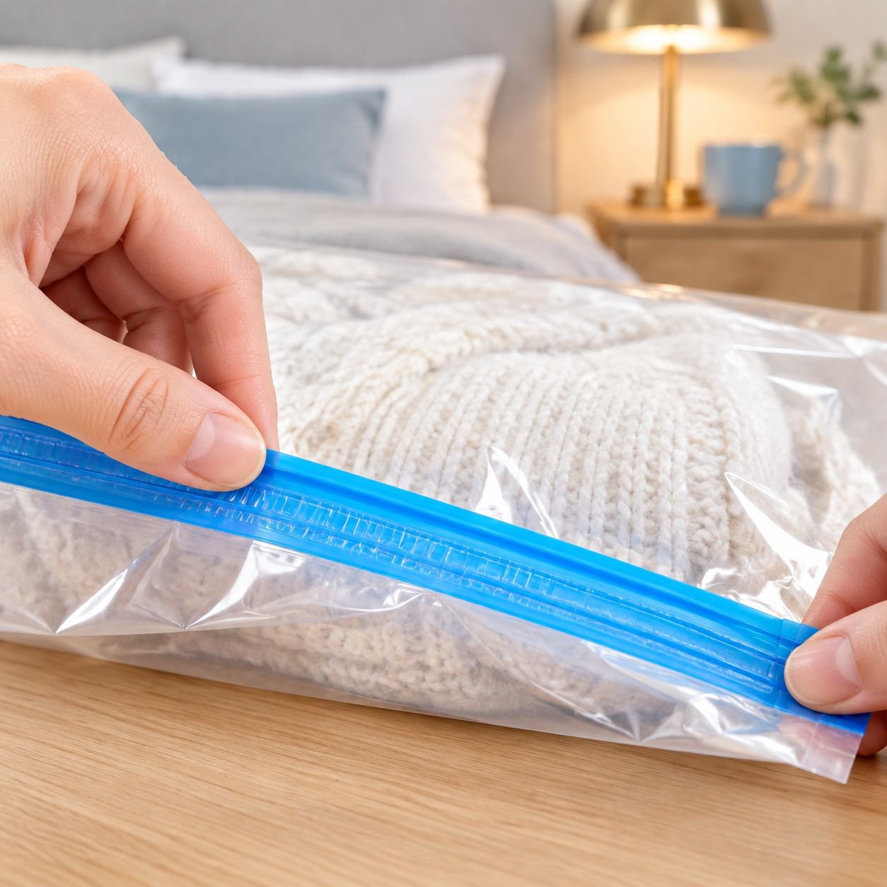 Hand-rolled compression bags, vacuum storage bags for clothes, bedding, and travel luggage, no need 