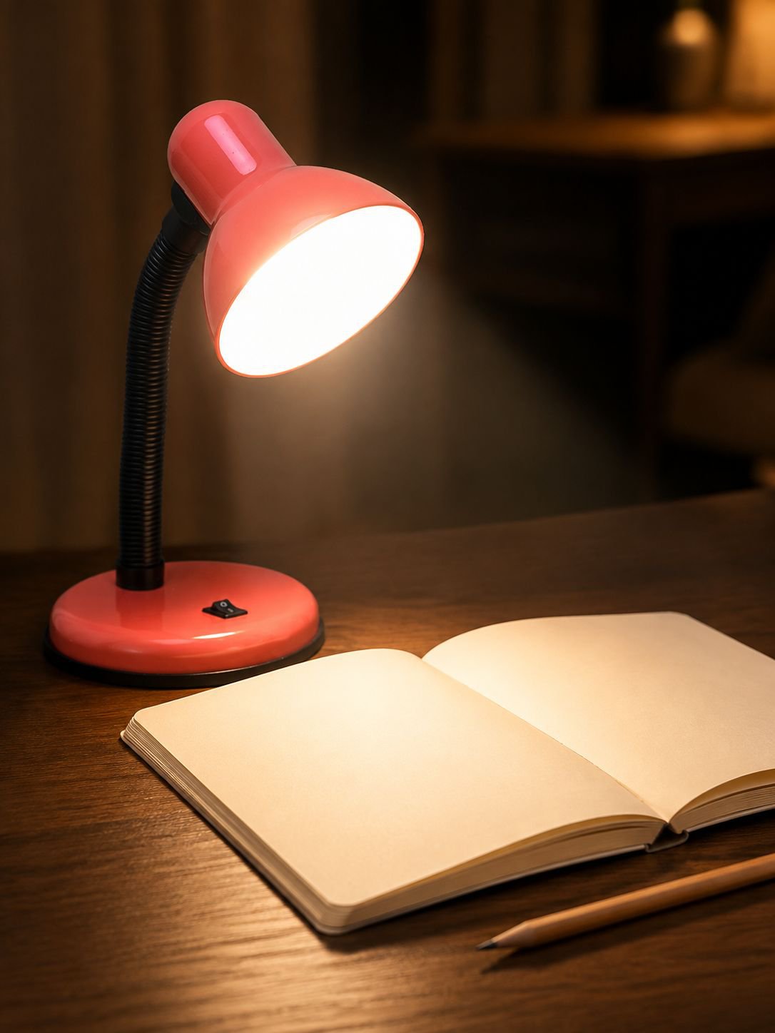 Lampe de bureau LED à ampoule remplaçable