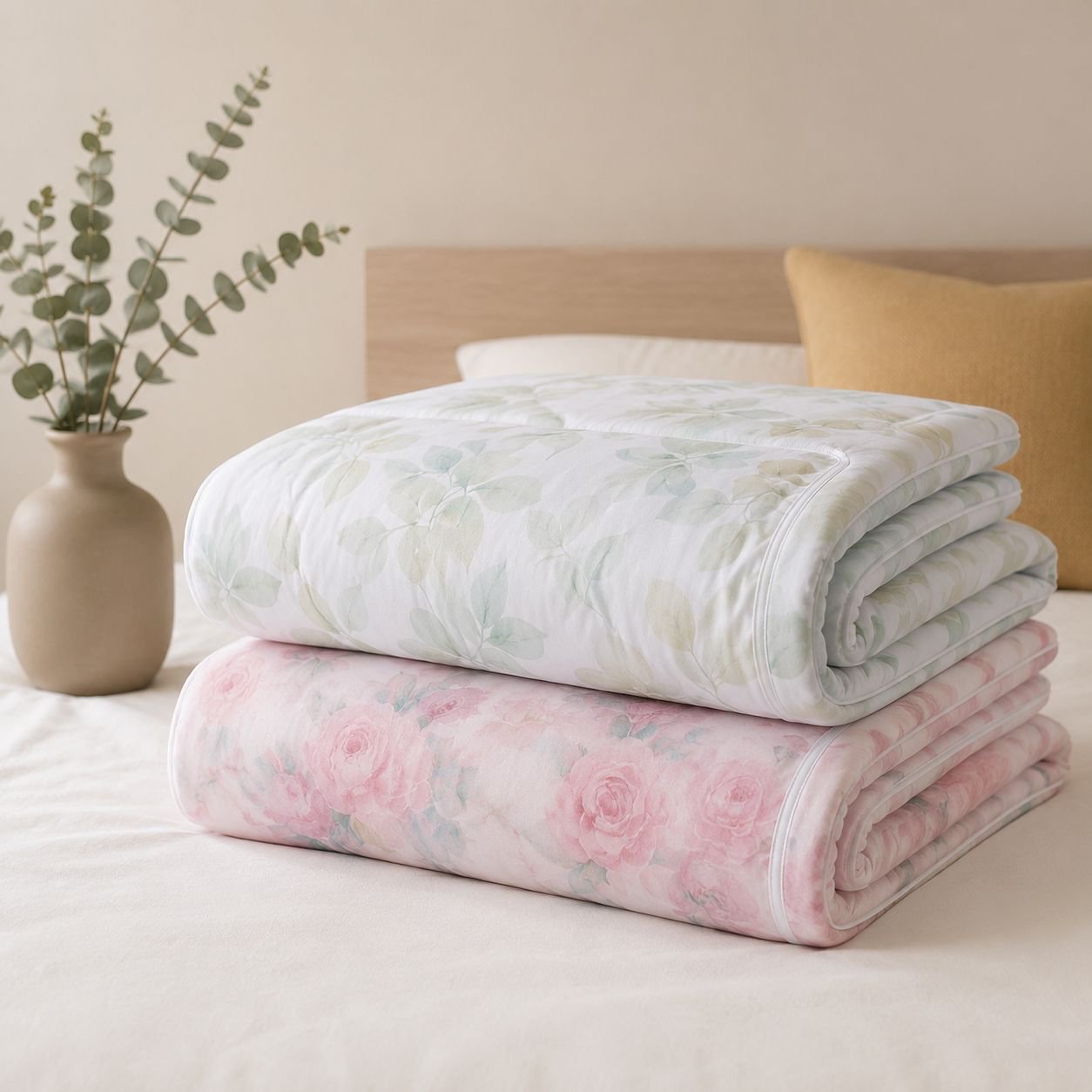 Easy Care Cooling Comforter Machine Washable