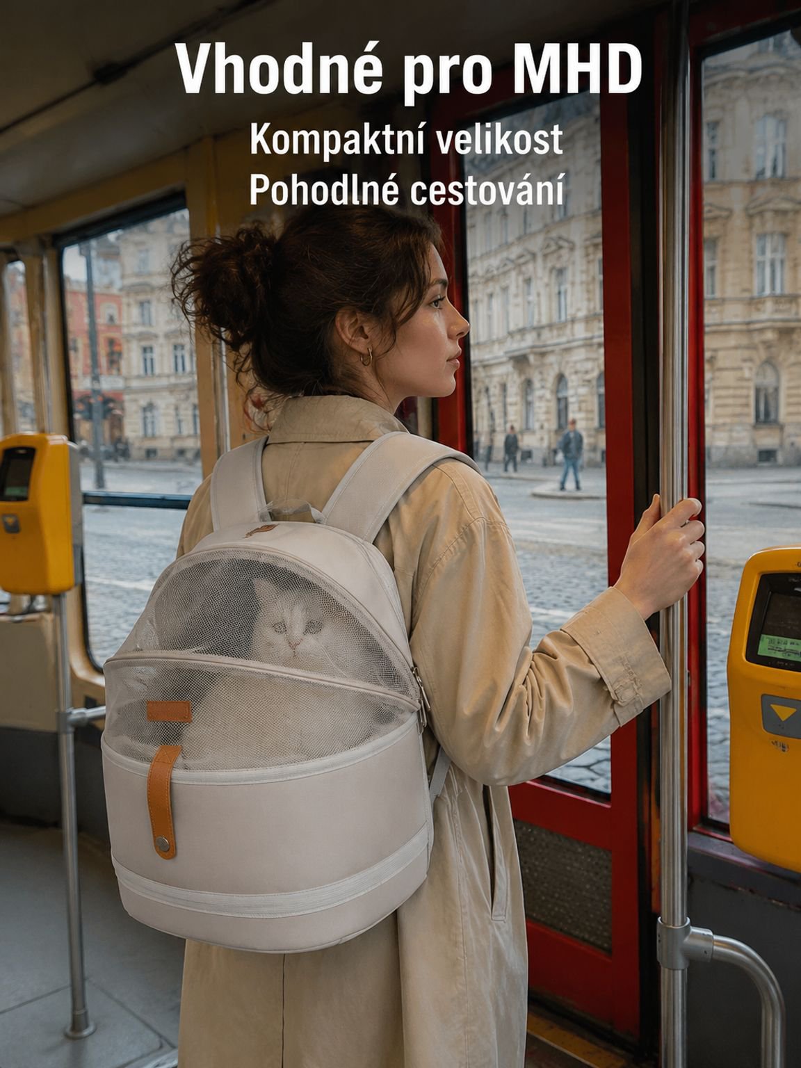 Multifunkční prodyšná taška pro domácí mazlíčky