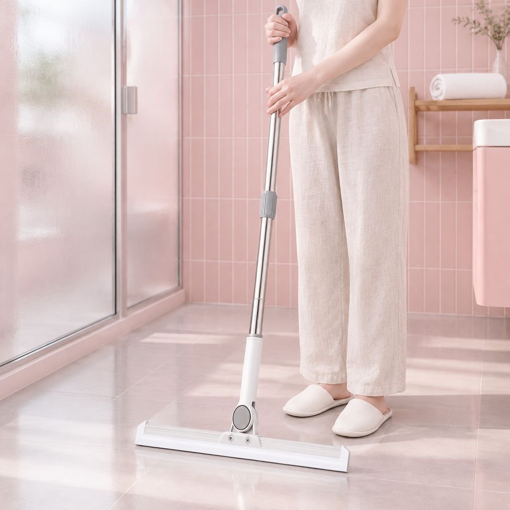 家庭用収納式フロアモップの全体イメージ