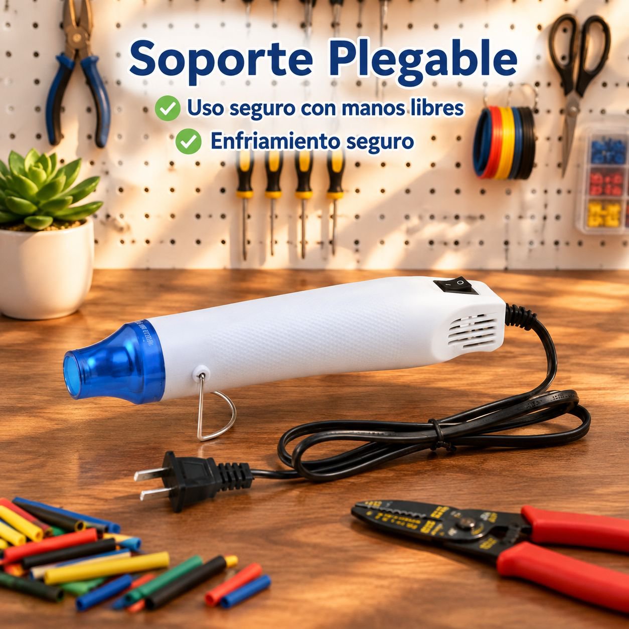 Calefactor portátil de aire caliente