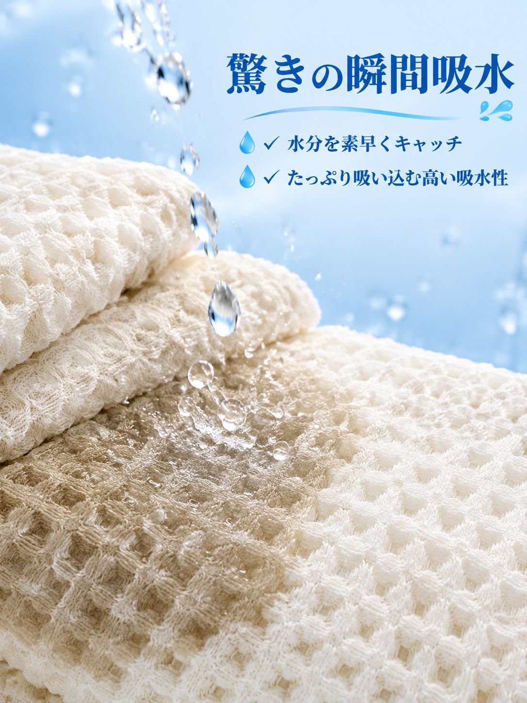 純綿のバスタオル