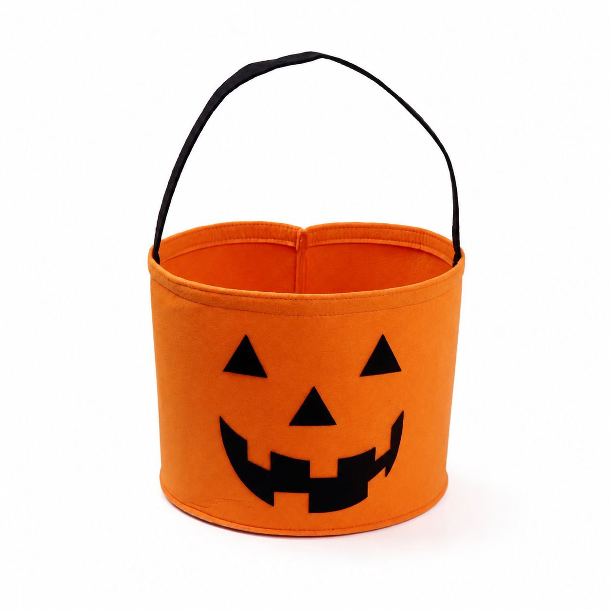 Halloween Cartoon Felt Handbag Storage Bucket