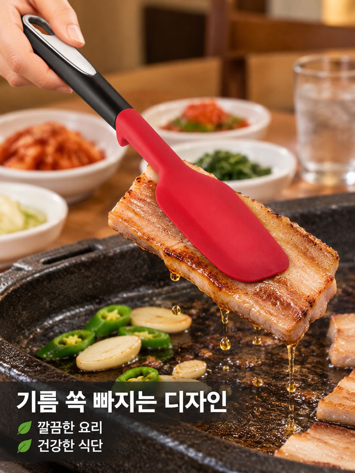 분리 가능한 실리콘 다기능 주방용 주걱