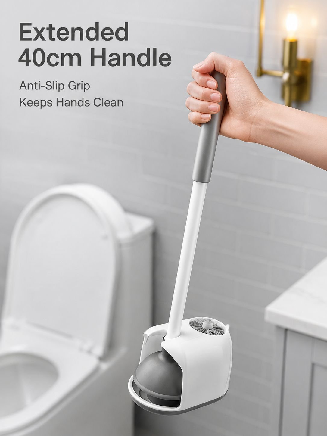 Household Toilet Cleaning Tool Kit