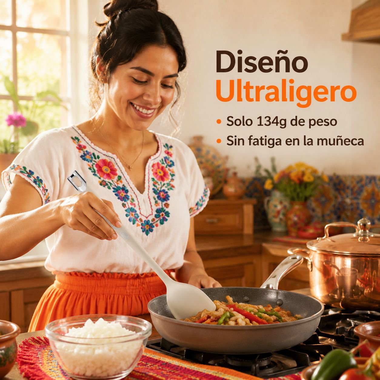 Utensilios de silicona resistentes al calor