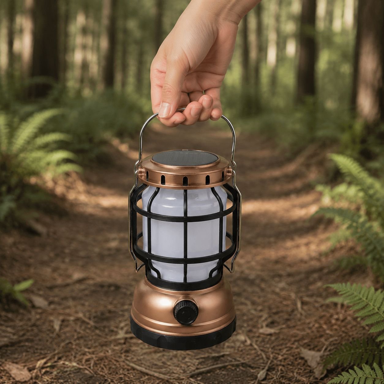 Rechargeable Outdoor Lantern for Hiking and Camping