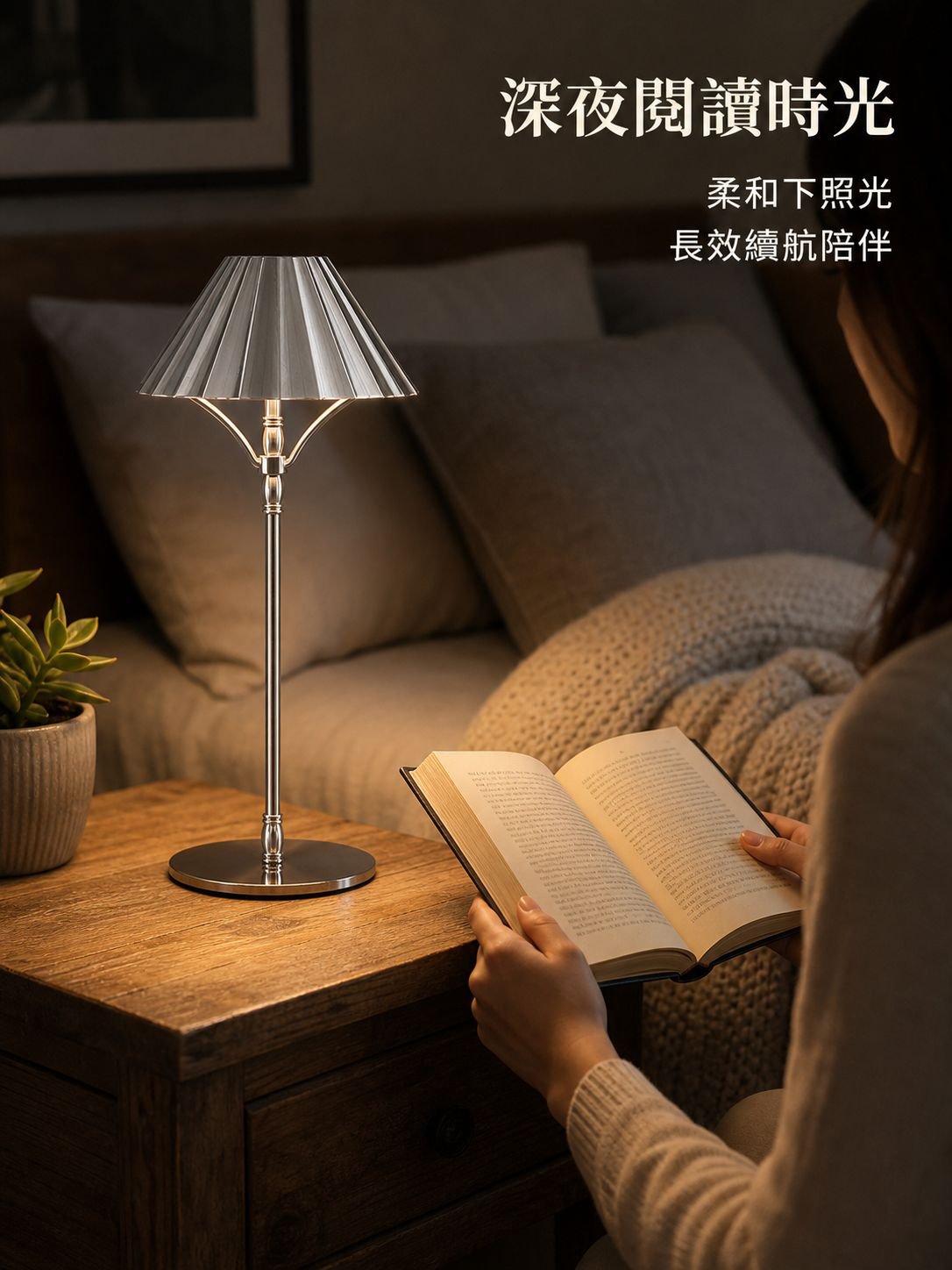 發光二極體充電檯燈