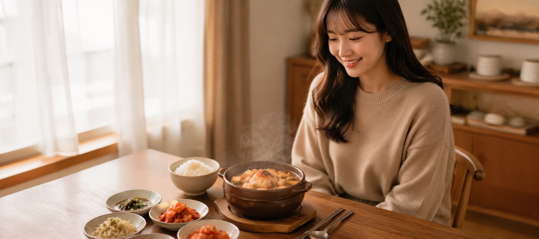 전통적인 거친 토기 냄비