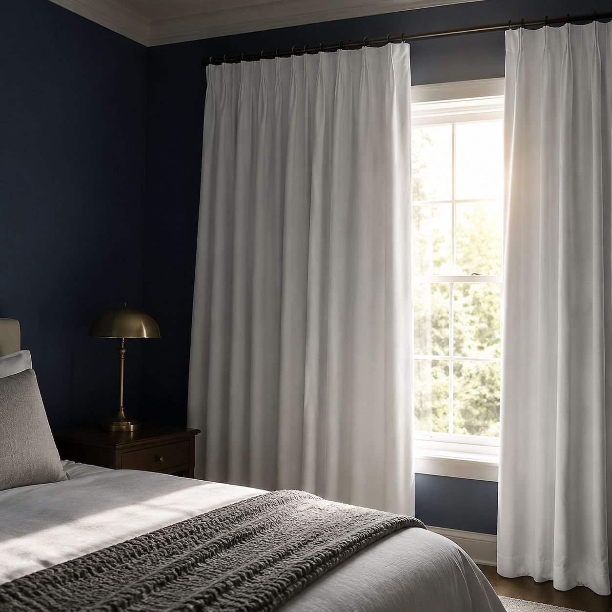 High Blackout Solid Color Curtain for Bedroom and Living Room
