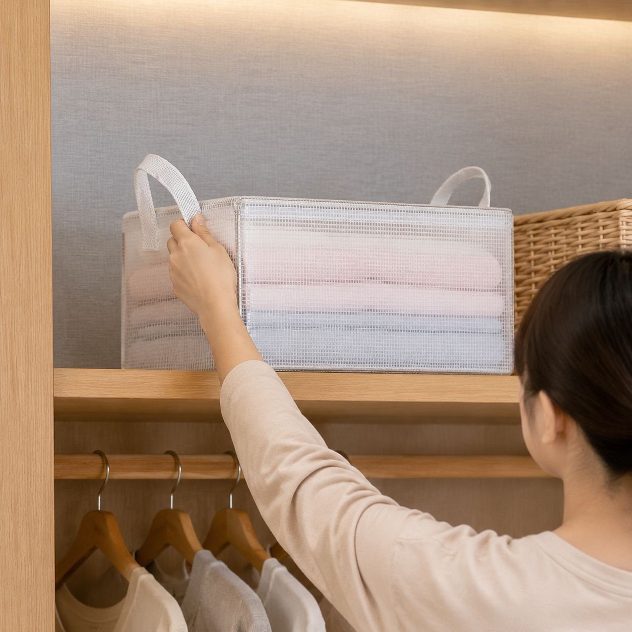 省スペース設計の収納ボックスセット