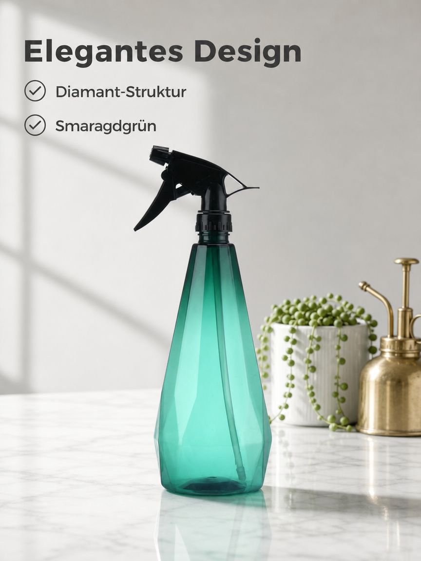Garten-Diamant-Gießkanne mit großem Fassungsvermögen, speziell für Sukkulenten