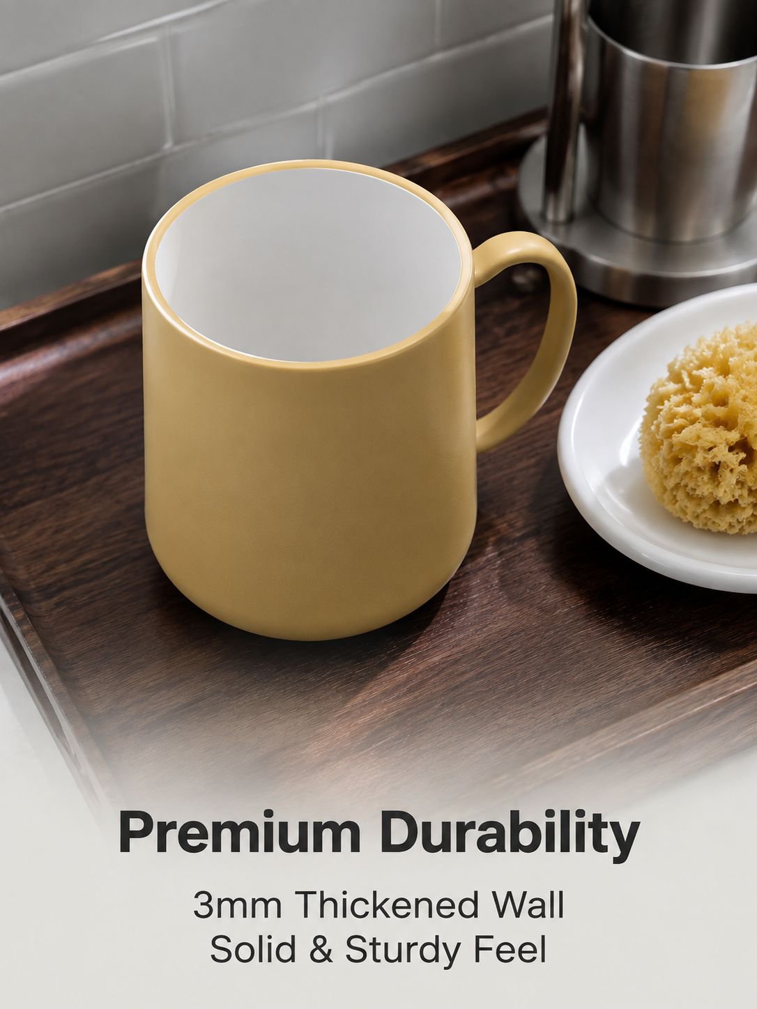 Thick, simple and fashionable mouthwash cup
