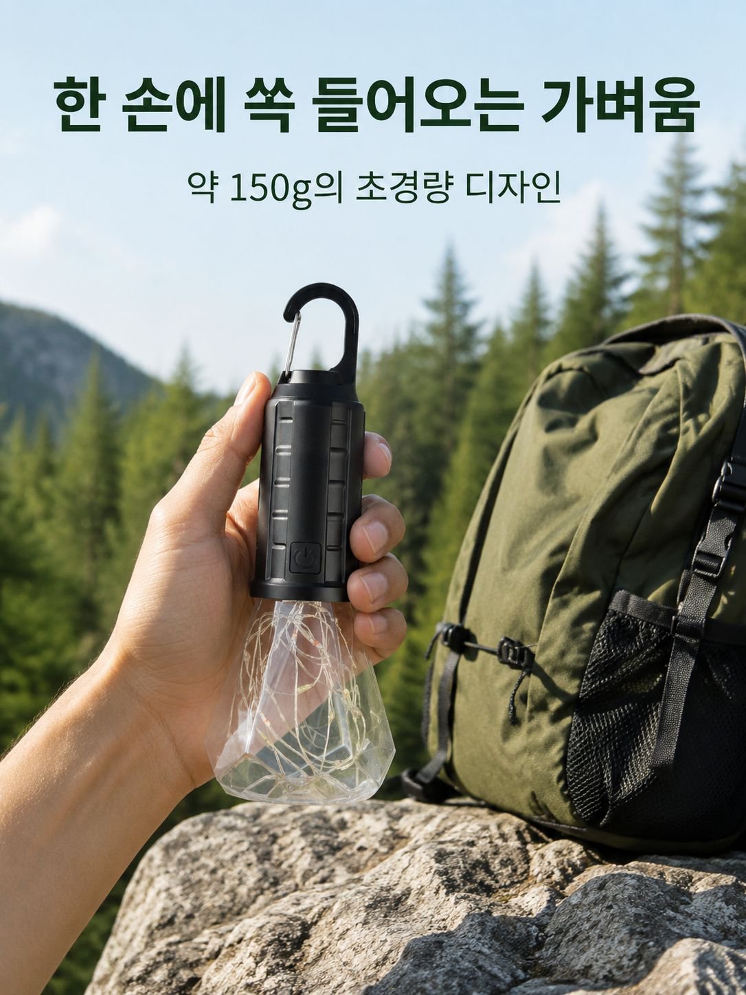솔라 컬러풀 캠핑 라이트
