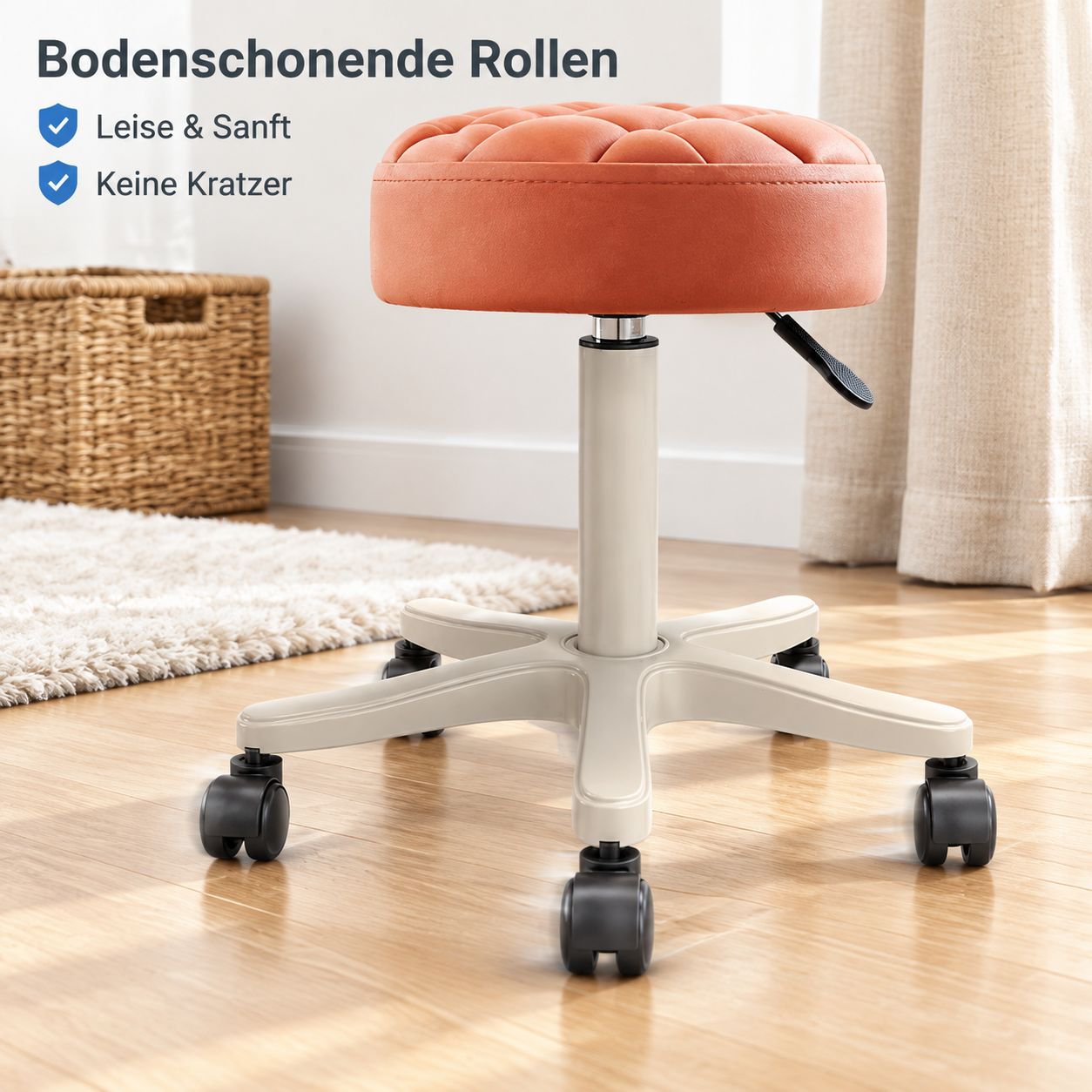Multifunktionaler Dreh- und Höhenverstellbarer Hocker