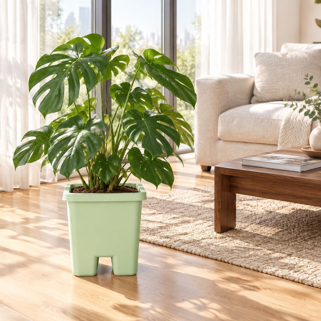 Large Capacity Square Self-Watering Flower Pot