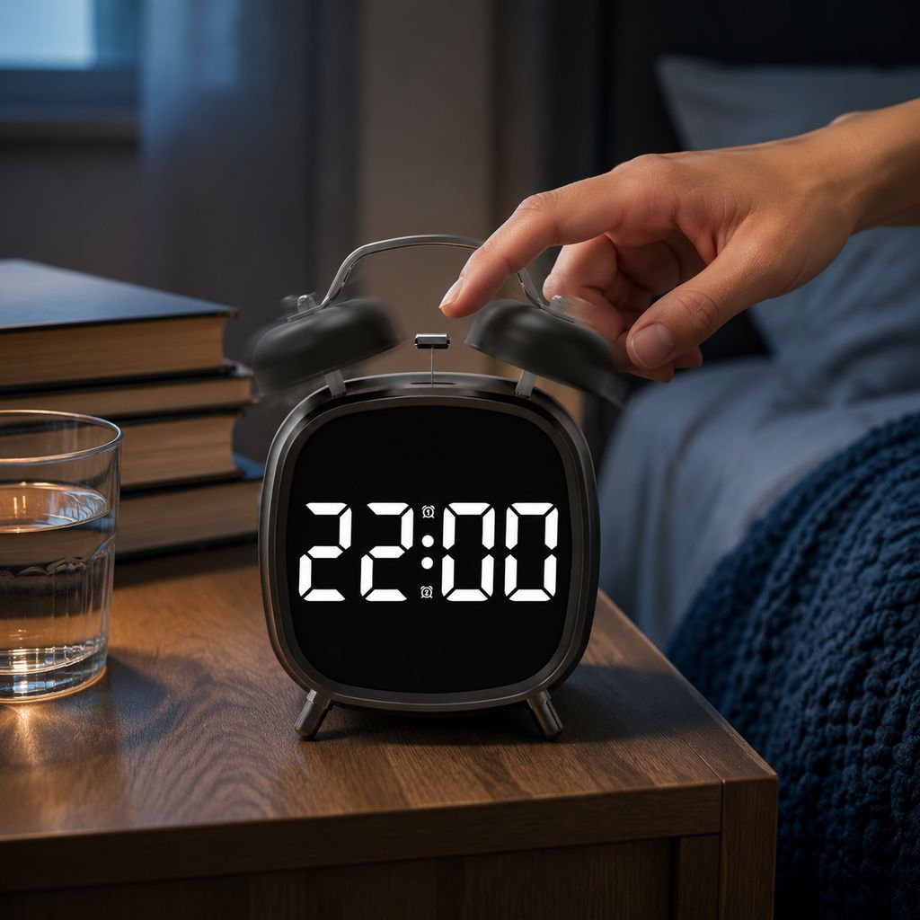 Metal Bell High Volume LED Digital Clock Difficult to Get Up Alarm Clock