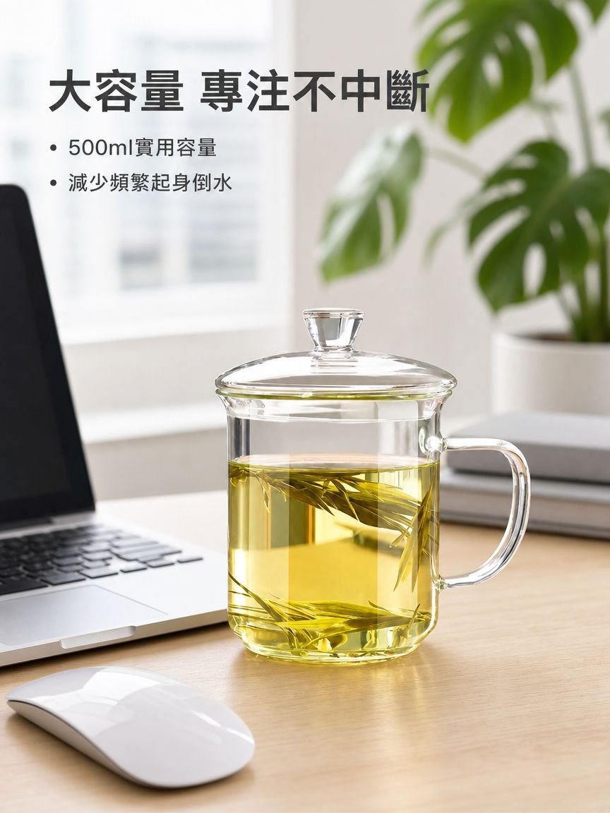 辦公室高端大容量附蓋杯