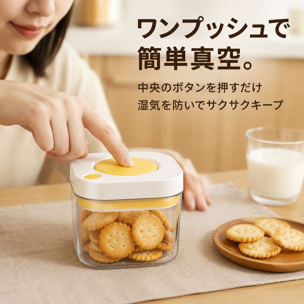 食品グレードの真空密封保存容器