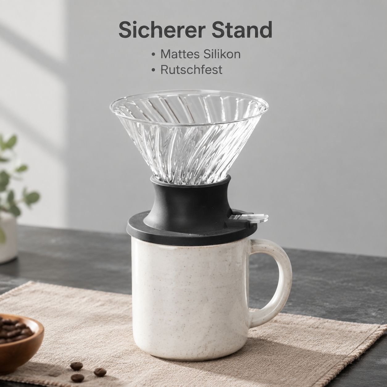 Extraktionskaffeekanne