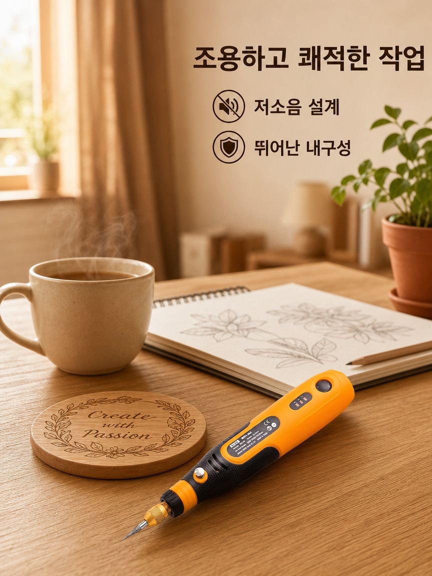 옥석 조각 전동 그라인더 펜