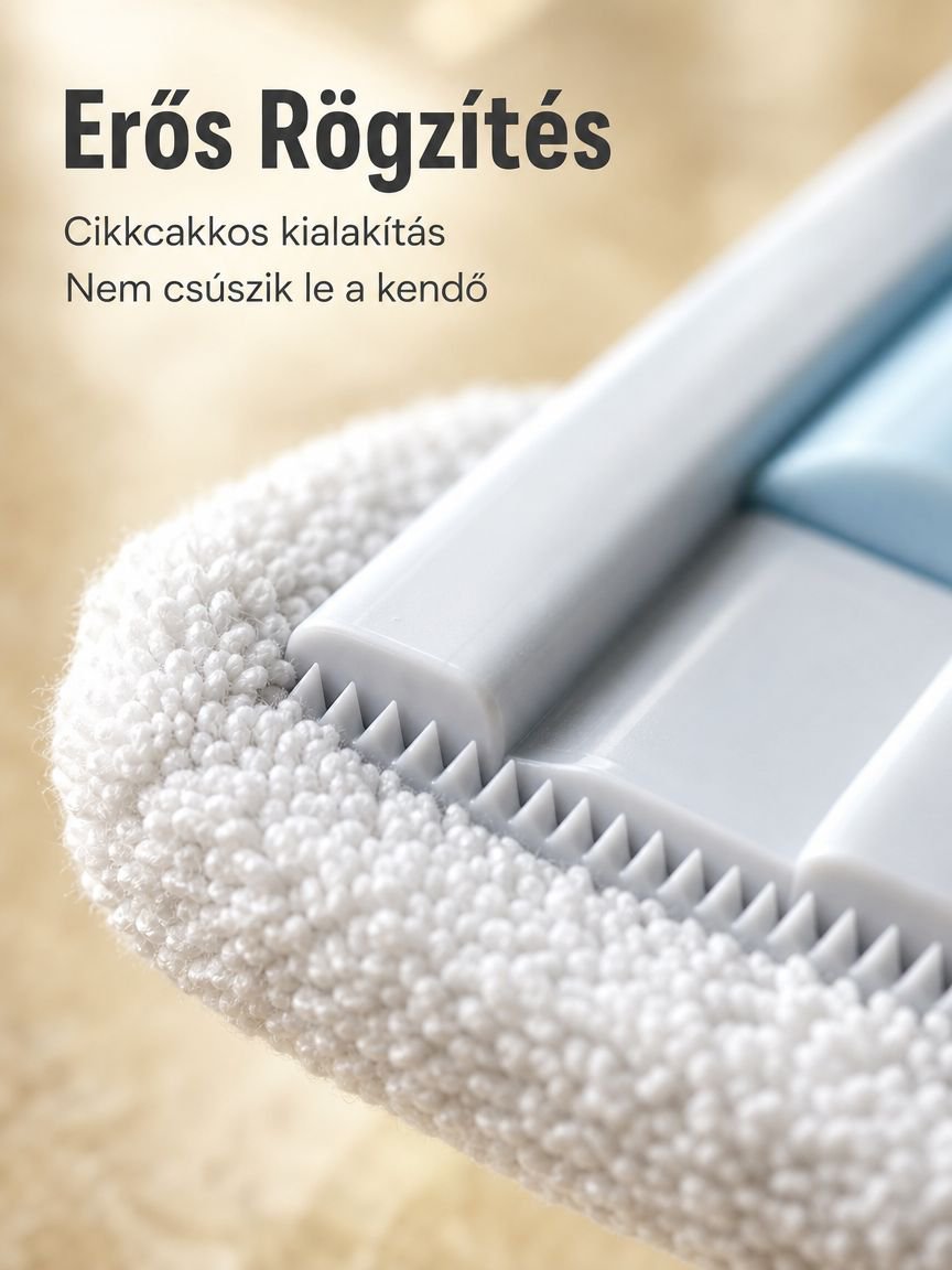 Kefementes felmosó cserélhető tisztító párna műanyag alkatrész